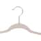 Honey Can Do Ivory Slim-Profile Non-Slip Velvet Hangers, 25ct.